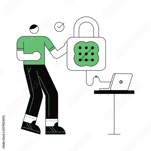Passkey Vector Illustration Eps 10 File