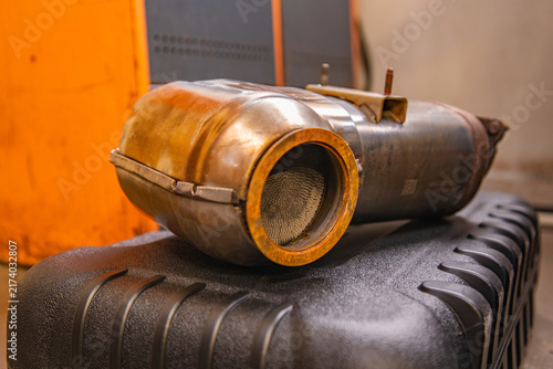 Foto automotive catalytic converter exhaust component