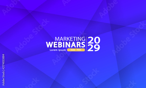 Blue geometric polygon background for marketing webinars, crafted for executive conference keynote slides, virtual summit registrations, digital business masterclass screens, and corporate media.