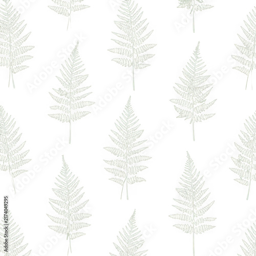 Minimalist repeating forest trees pattern design