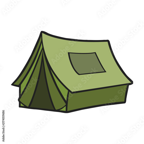tent icon vector illustration