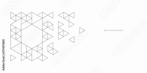 Abstract geometric technological background. Vector creative design.