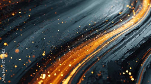 Abstract high speed motion background with glowing blue and white fluid streaks and light trails representing digital data transfer and high tech energy concepts.