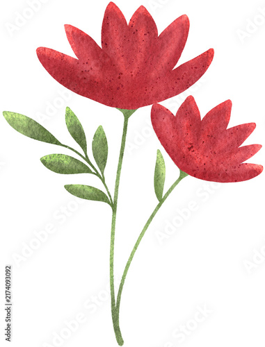 Flower Clip Art | Watercolor