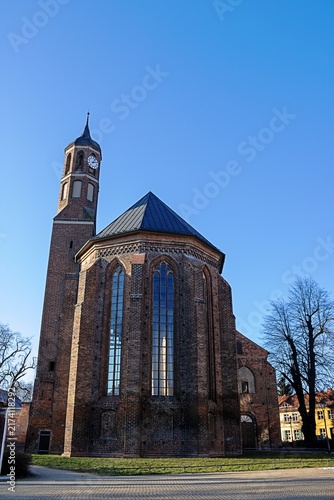 Obraz na płótnie brandenburg an der havel, deutschland - kirche st. johannis am havelufer