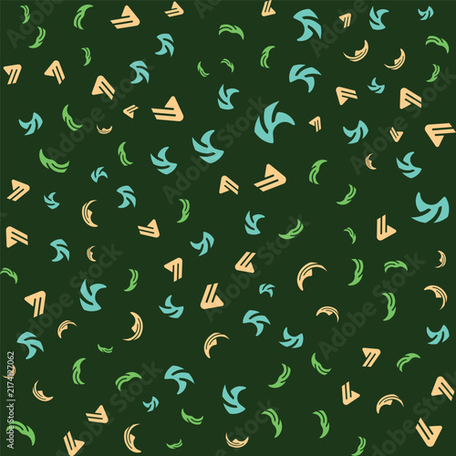 Abstract Seamless Geometric Shape Pattern Design Background