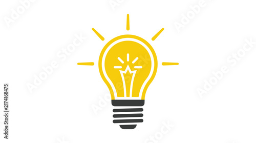 Lightbulb idea concept vector illustration