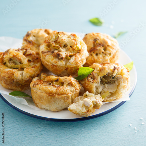 Pork and pear pies