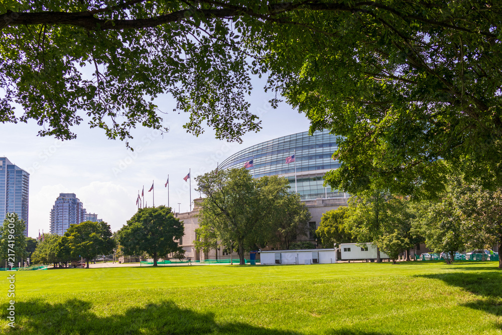 Obraz premium Soldier Field home of the Bears in Chicago Illinois USA