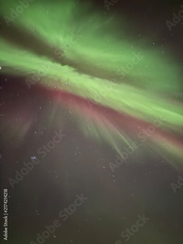 Quadro su tela Northern lights