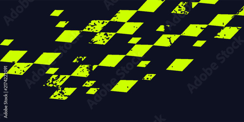 Racing background, sports race banner with dynamic grunge checkered shape ideal for sport themed events, racing posters, promotional flyers, cover, presentation backdrop and social media
