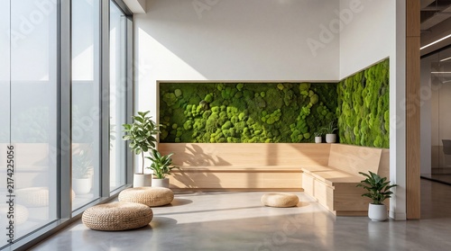 Biophilic Office Meditation Nook For Workplace Well-being