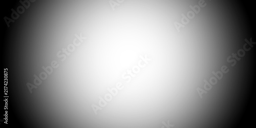 Obraz na plátně Circular black vignette shadow frame on transparent grid for professional image editing