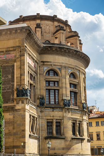 the exterior of the nazionale centrale di firenze in florence italy