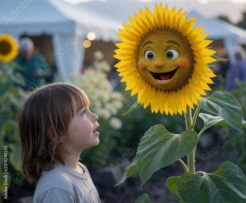 sprechende Sonnenblume 6