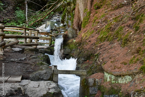 Foto Wandern und Wasser ein Waalweg in Südtirol