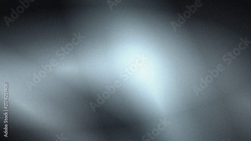 Konstfotografi Dark blue and gray abstract background, with soft glowing, light and grainy, tex