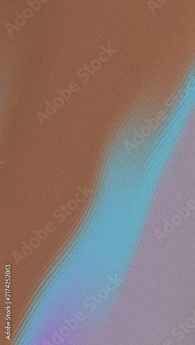 Принти на полотні Particulate sienna ochre, subtle etched contours and fine noise texture, an orga