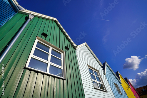 Colourful houses in Northern Germany