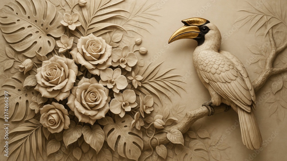 Obraz premium Golden Harmony of Nature