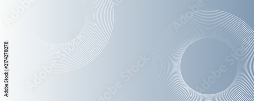 white abstract background with glowing circles. Swirl circular lines pattern. Geometric spiral. Twirl element. Modern graphic design. Futuristic technology concept.