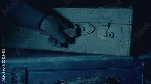 Suitcase Taken Or Put Down Generic Travel Scene
