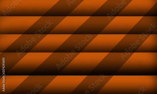 Orange and Black Diagonal Striped Abstract Background