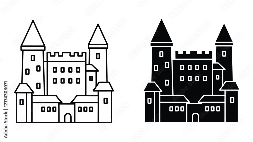 Fototapeta premium Book vector illustration with up and down arrows outline