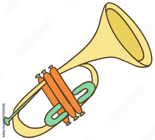 New Year Trumpet Clipart