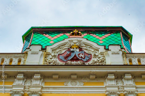 Fotografie Close up of the Bishop's Palace, the only baroque style ecclesiastical residence
