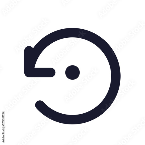 Renewal sync refresh update bold simple vector icon