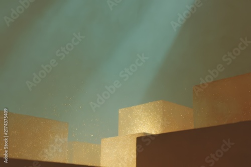 Visual of transformation glowing stages representing a journey through auras, energy, and mysticism in a space that inspires meditation and reflection