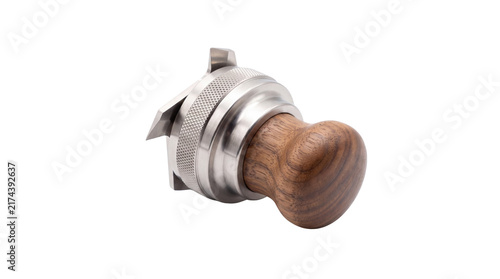 Принти на полотні Professional espresso coffee tamper with wooden handle