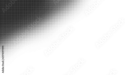 Abstract monochrome halftone pattern with glowing white center and dark gradient grid texture for professional creative graphic background