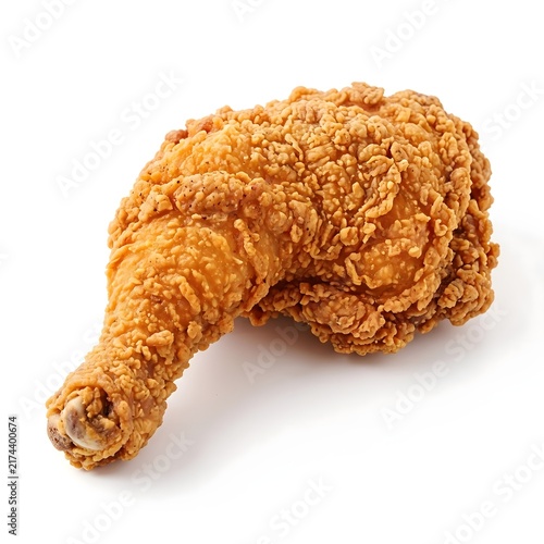 Fried crispy chicken pieces