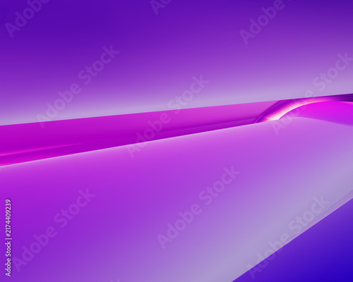 Bild auf Leinwand Abstract purple background with smooth flowing curves and soft lighting effects,