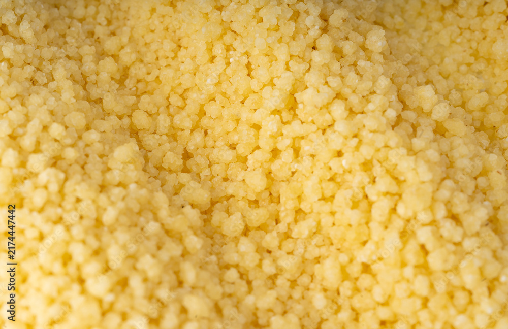Foto Couscous texture background close up