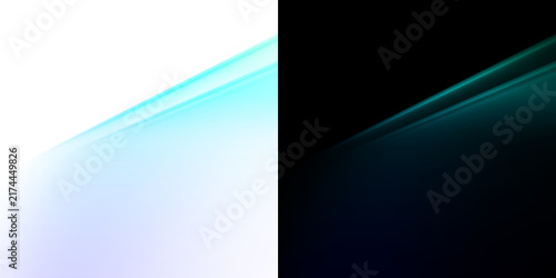 Transparent background featuring abstract teal glowing light streaks. This sleek diagonal motion effect is perfect for futuristic and professional digital designs.
