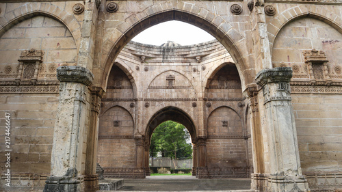 Beautiful Mughal Architecture of Pavagadh, Champaner, Gujarat, India.