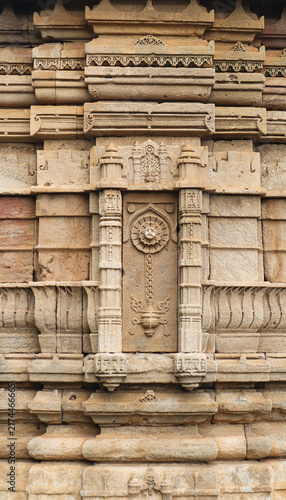 Aik Minar Ki Masjid at Champaner-Pavagadh Archaeological Park, Gujarat, India.