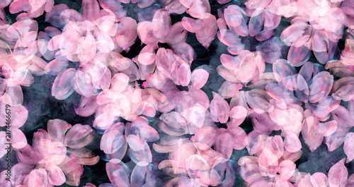 Watercolor flowers pattern. Seamless hand draw floral pattern.