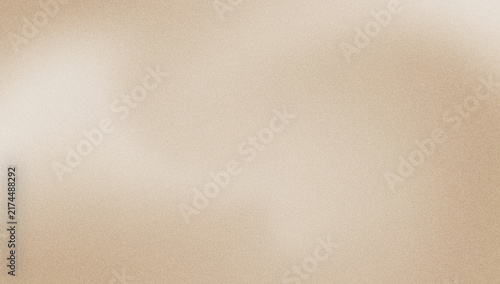 A soft milky brown gradient background features a grainy texture for minimalist neutral aesthetic categorization. Beige grainy gradient.