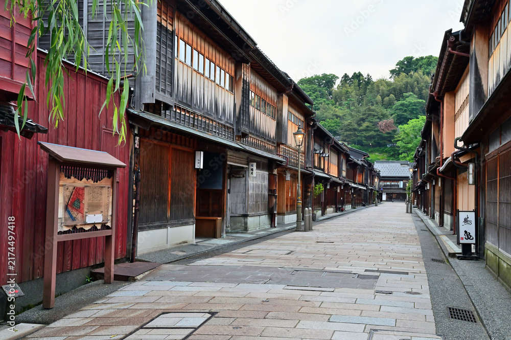 Fototapeta premium ひがし茶屋街 石川県金沢市