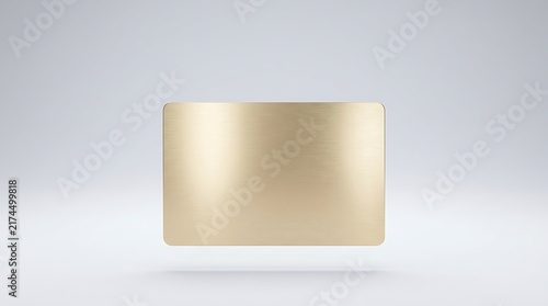 Gold Business Card Mockup for Premium Branding