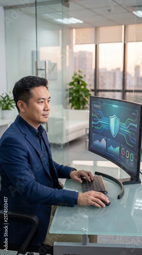 Corporate Professional Monitoring Cybersecurity Systems