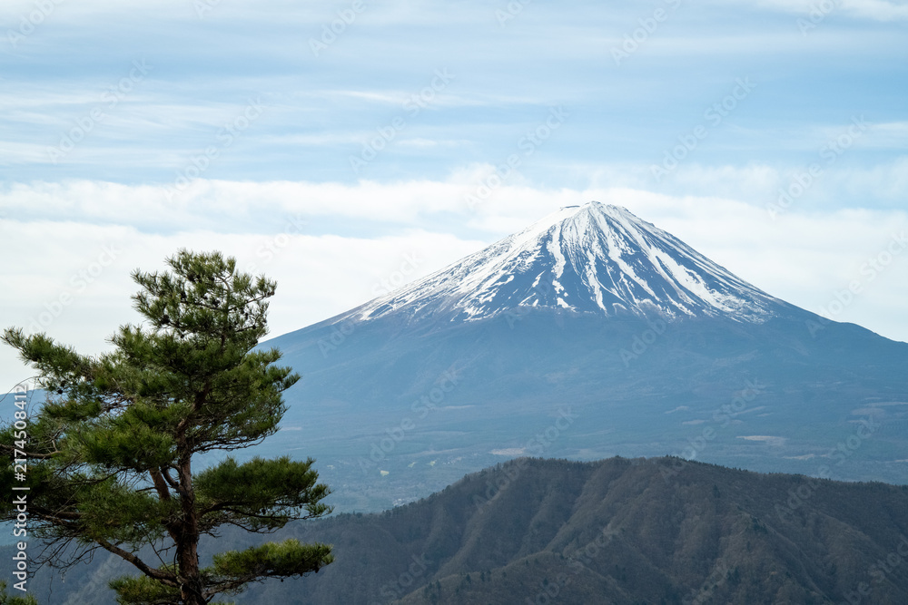 Fototapeta premium 【山梨県】十二ヶ岳から望む富士山