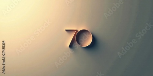 Subtle Elegance A Seventy Design in Warm Hues on a Soft Background