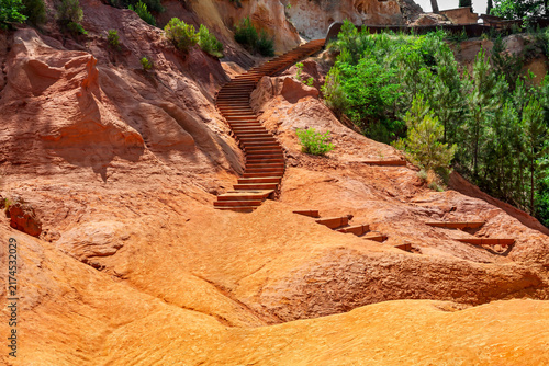 Konstfotografi Ockerbrüche von Roussillon (Vaucluse)