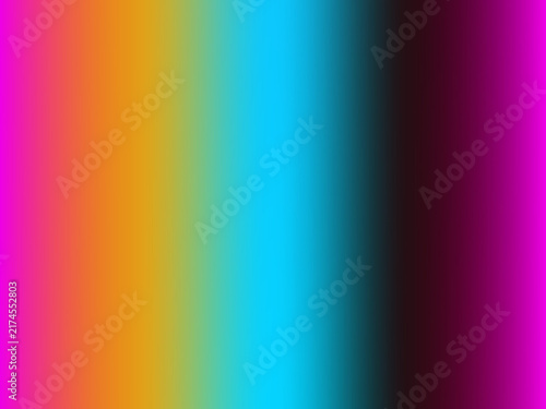 Obraz na plátne Colorful gradient background design features a smooth transition between pink ye