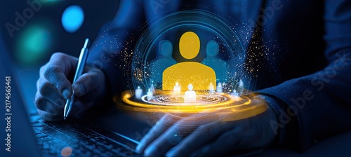 Digital Human Resources Management and Employee Network Visualization.